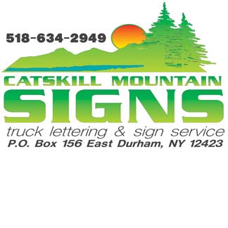 Catskill Mountain Signs in Durham