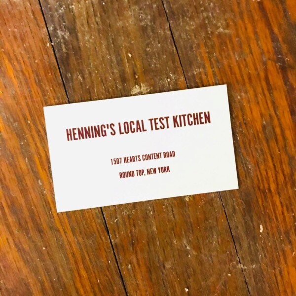 Henning’s Local Test Kitchen