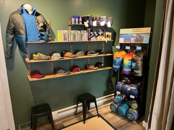 Shoe shelf at Camp Catskill