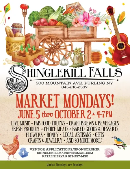 Shinglekill Falls Farmers Market in Purling